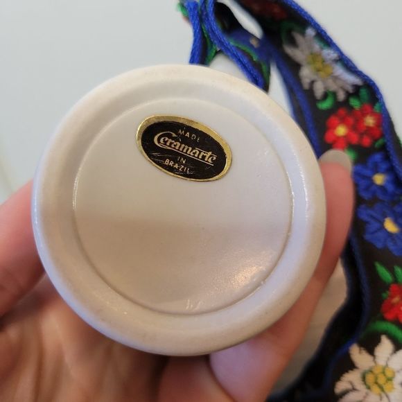 Oktoberfest Vintage Beer Tasting Shot Mugs Vintage Lanyard Set of 2 - Picture 3 of 7